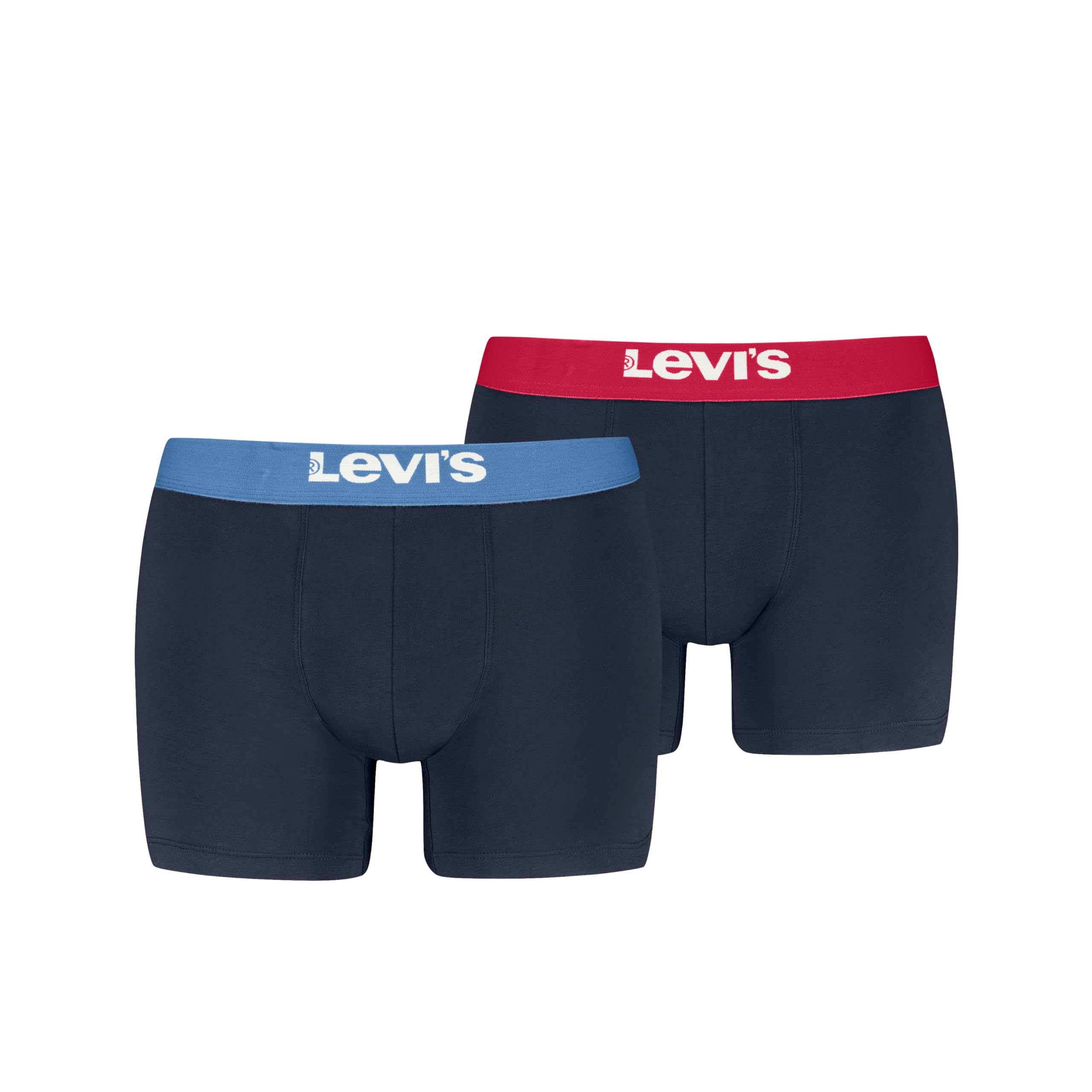 Levi's Herren Solid Basic Boxer Briefs (2er Pack)