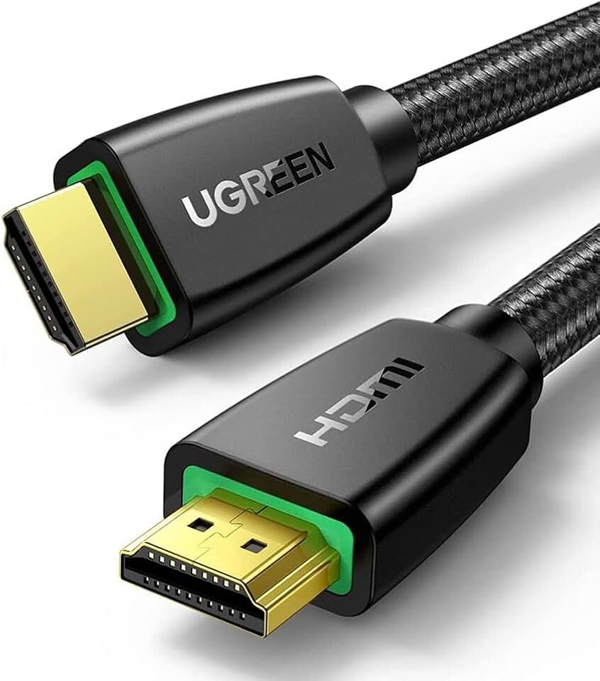 U.green Cabo Hdmi 2.0 Macho para Macho Resolução Máxima Suportada 4k/60Hz Velocidade de Transmissão Até 18Gbps Blindagem Metálica 1 Metro de Comprimento/No Brasil
