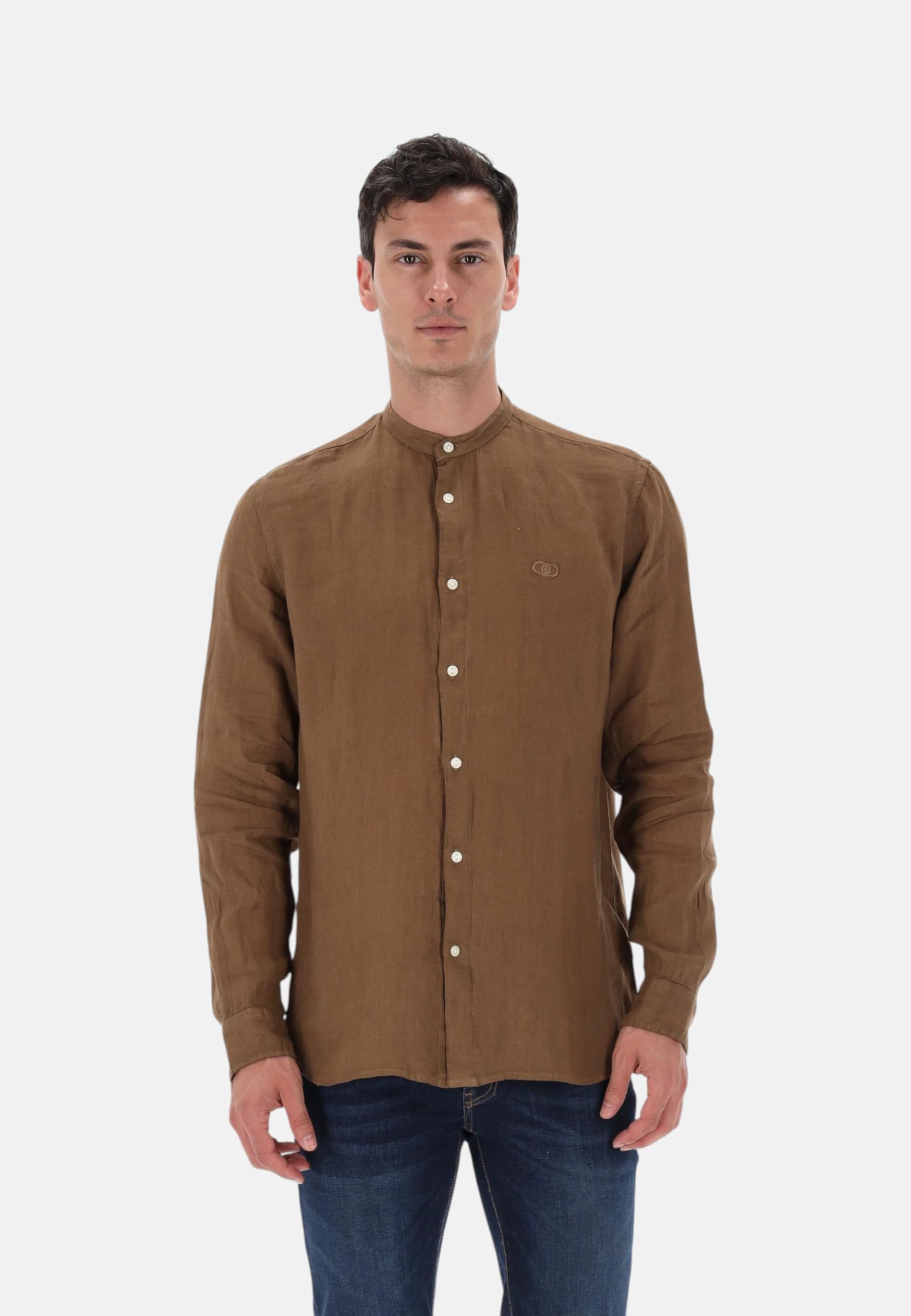 Liu Jo Hombre Camisa Manga Larga Lino QA6205T4359