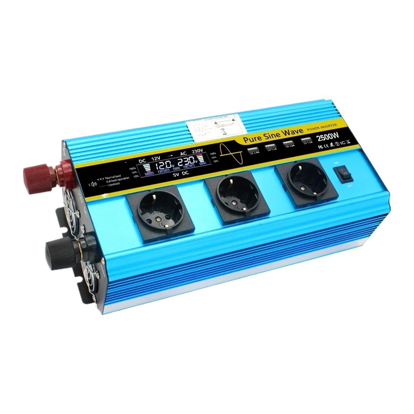 Byngsdcc 4000W 60Hz Pure Sine Wave Inverter 4000W 6000W 8000W 60Hz Dc12v 24V To Ac110v 220V Voltage Converter(,24V 230V Eu)