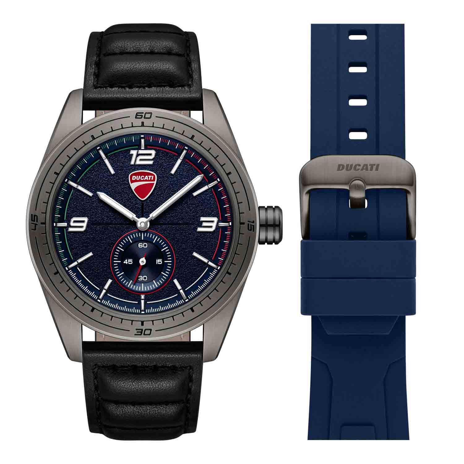 ducati Touring 2 Hand Analog Quartz Men's Watch with Silicone Strap-picture-16