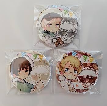 Amazon.co.jp: ヘタリア 水兵 原作柄 缶バッジ DEIU : ホビー