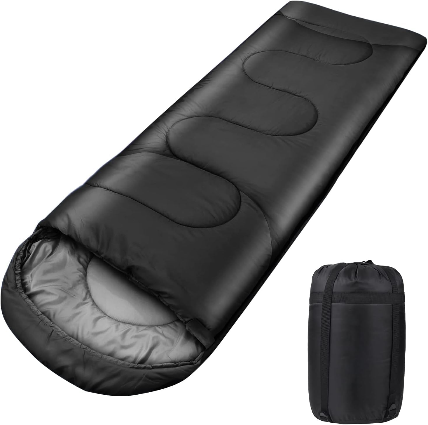 Schlafsack Outdoor für Camping 3 Jahreszeiten Erwachsene Schlafsack, 2 in 1 Funktion Deckenschlafsäcke, Warm, Leichtgewichtig, Wasserdicht für Rucksackreisen, Wandern und Reisen