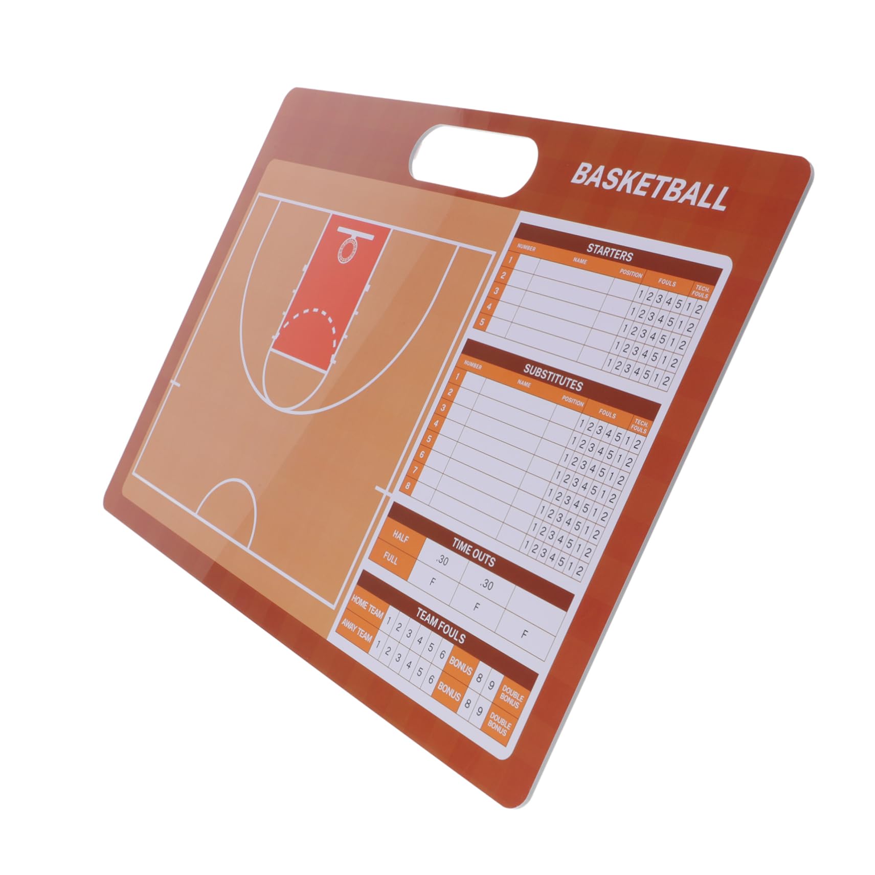 Garneck Basketball Board Basketball Equipment Basketball Clipboard for Board for Basketball White Board for Dry Erase Basketball Clipboard Sport