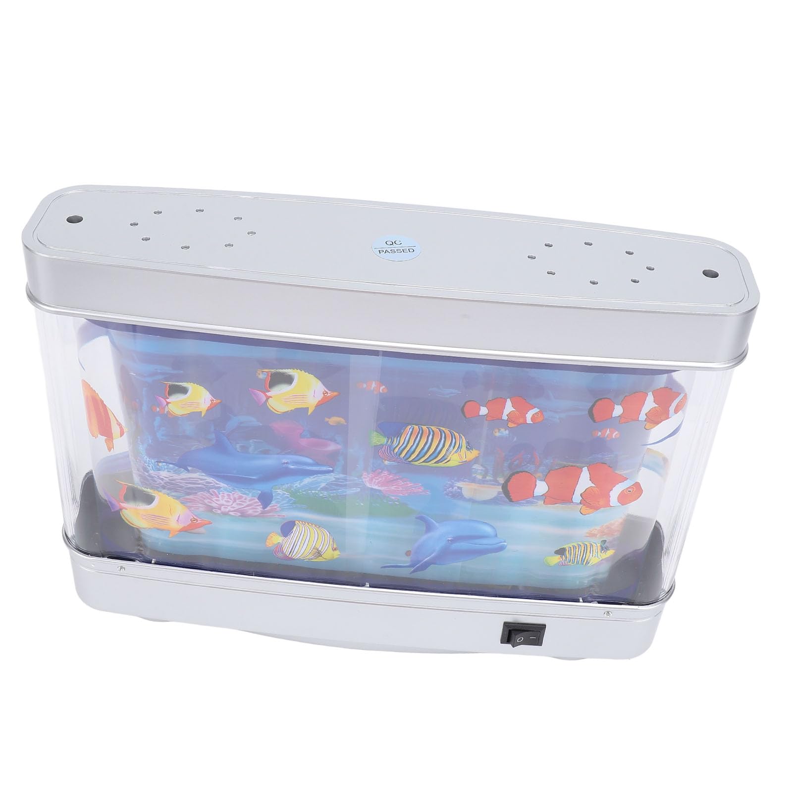 Mini-Lampe für Aquarien, bewegliches Fisch-Nachtlicht für Kinder und Babys, dekorative sensorische Lampe mit USB-Stromversorgung
