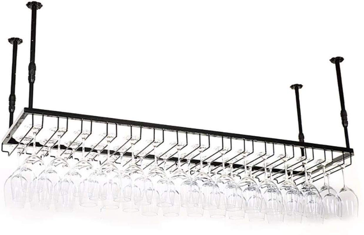 Support de stockage de plafond pour verres à vin solution gain de place cuisine