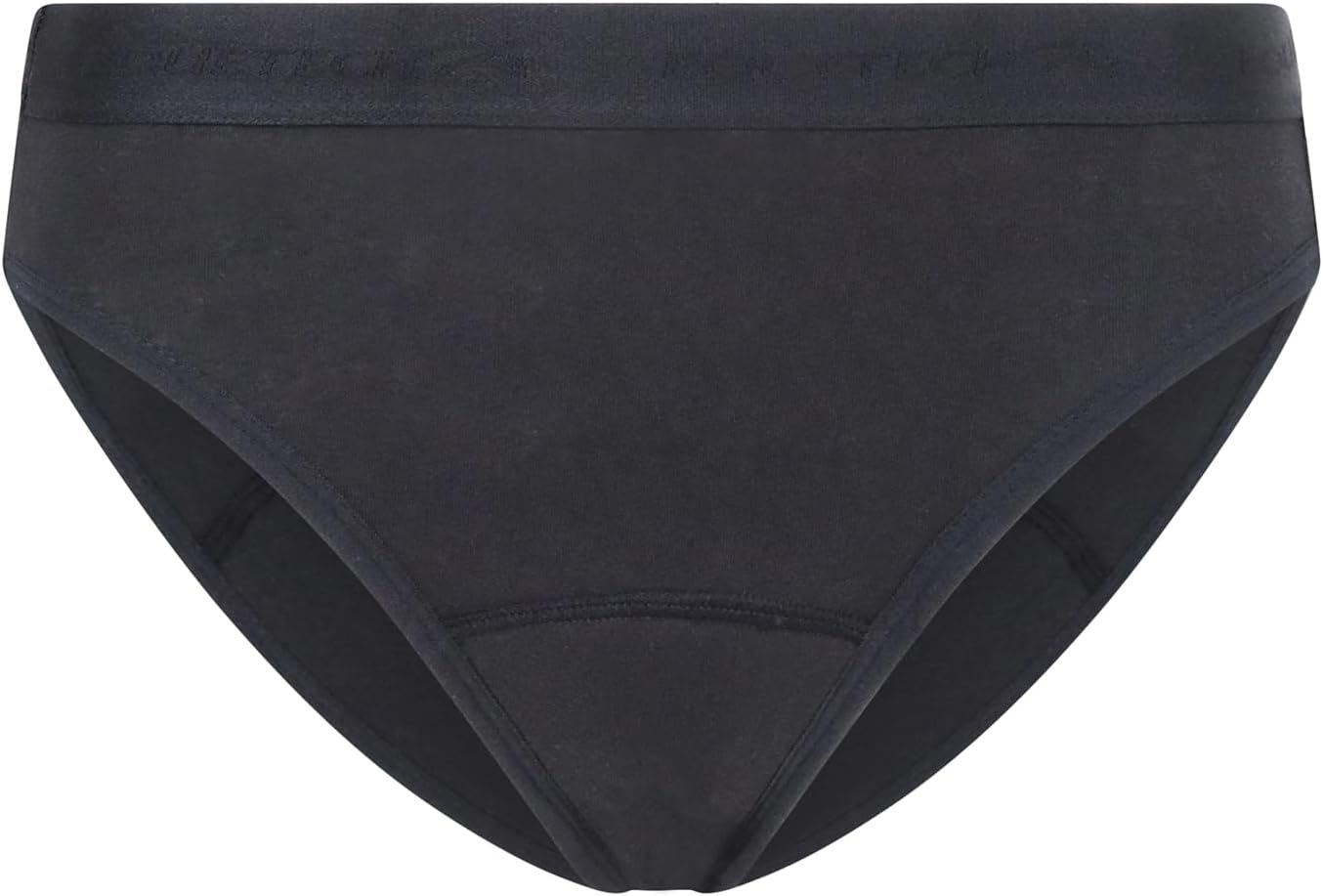 Equetech Bikini Brief Plus – Padded Equestrian Riding Underwear, Black XL (UK 14-16)