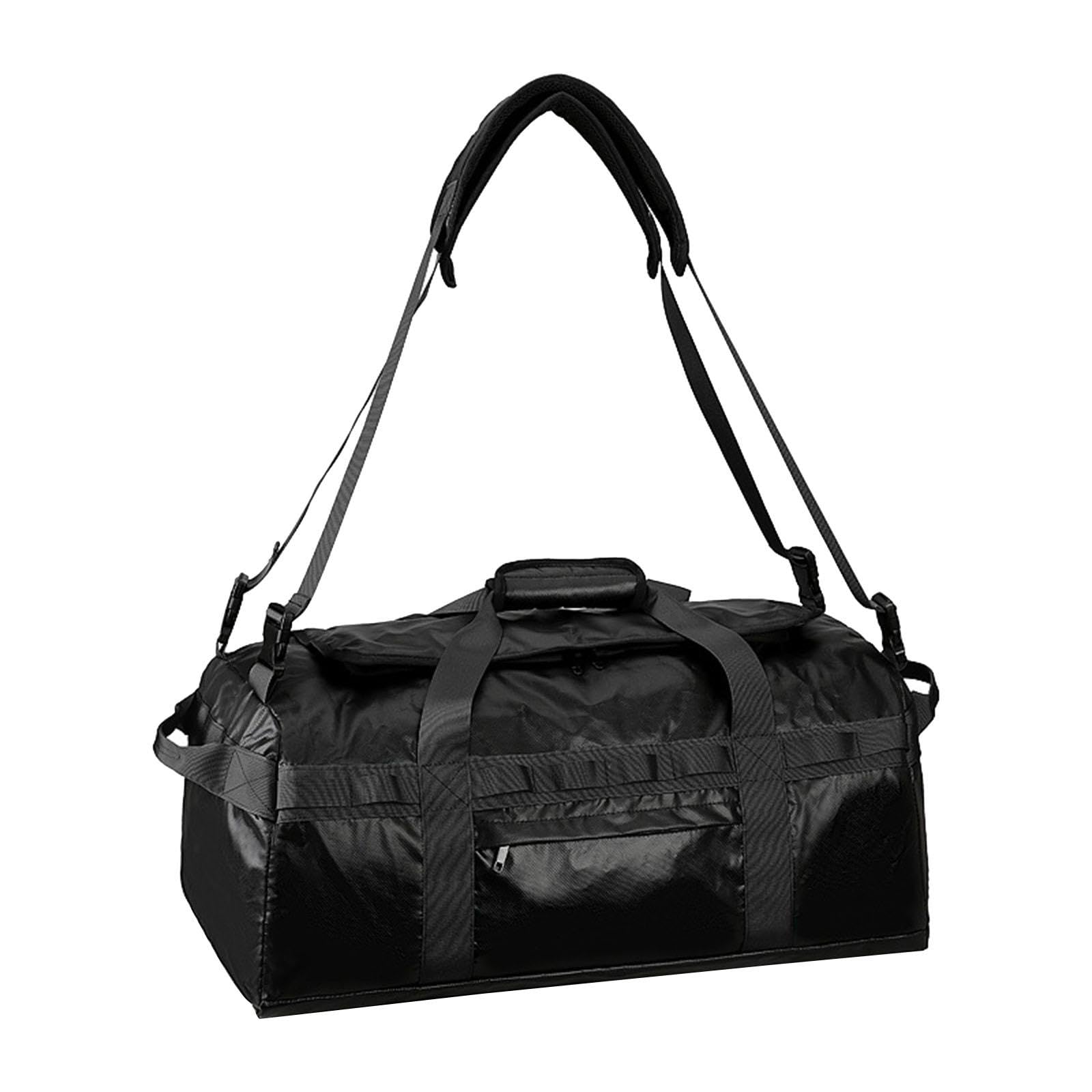 Travel Backpack Portable Shoulder Bag for Mountaineering Overnight Weekender Black-image-42