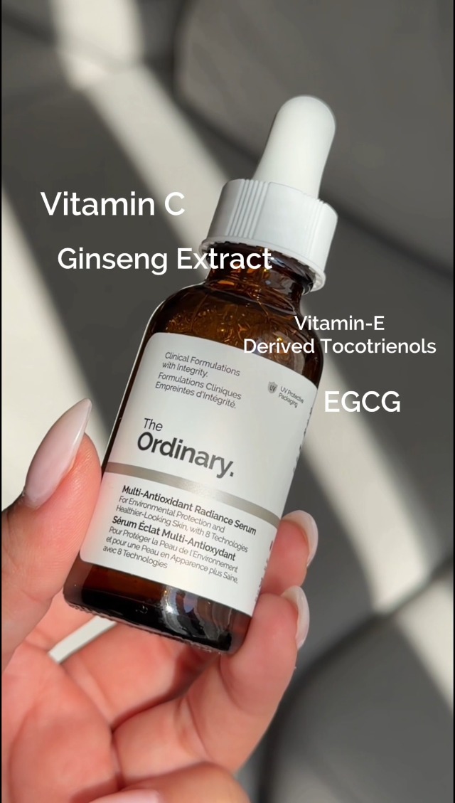 The Ordinary Multi-Antioxidant Radiance Serum, Vitamin C Serum For Face, Brighten & Protect Skin – Boosts Glow & Shields Against Environmental Stressors, 1 Fl Oz : Everything Else