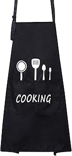 Jueshanzj Grembiule da coscia impermeabile unisex, Nero, 72x68.5cm