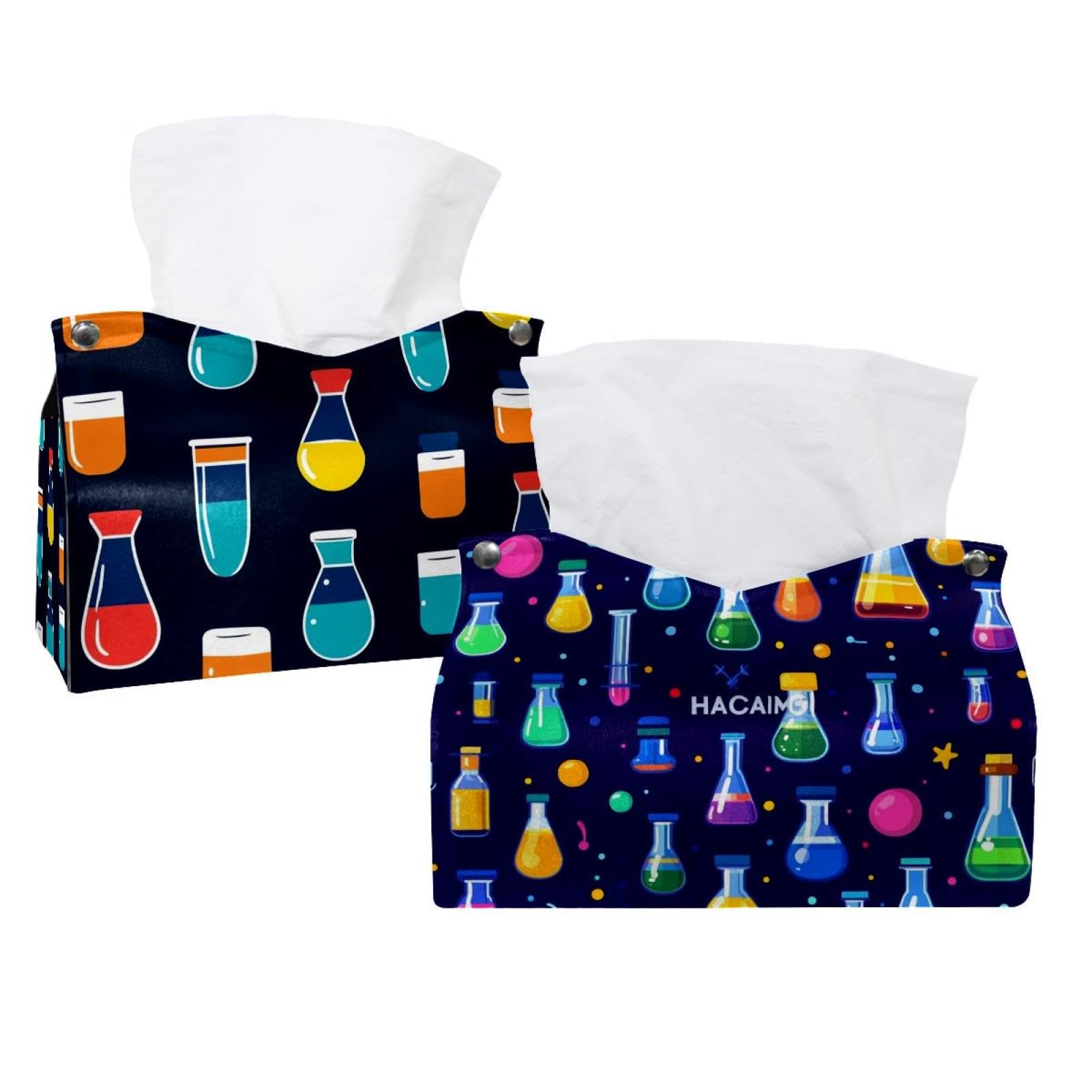 Boîte à mouchoirs en cuir coloré pour sublimer votre salle de bain et espace de travail