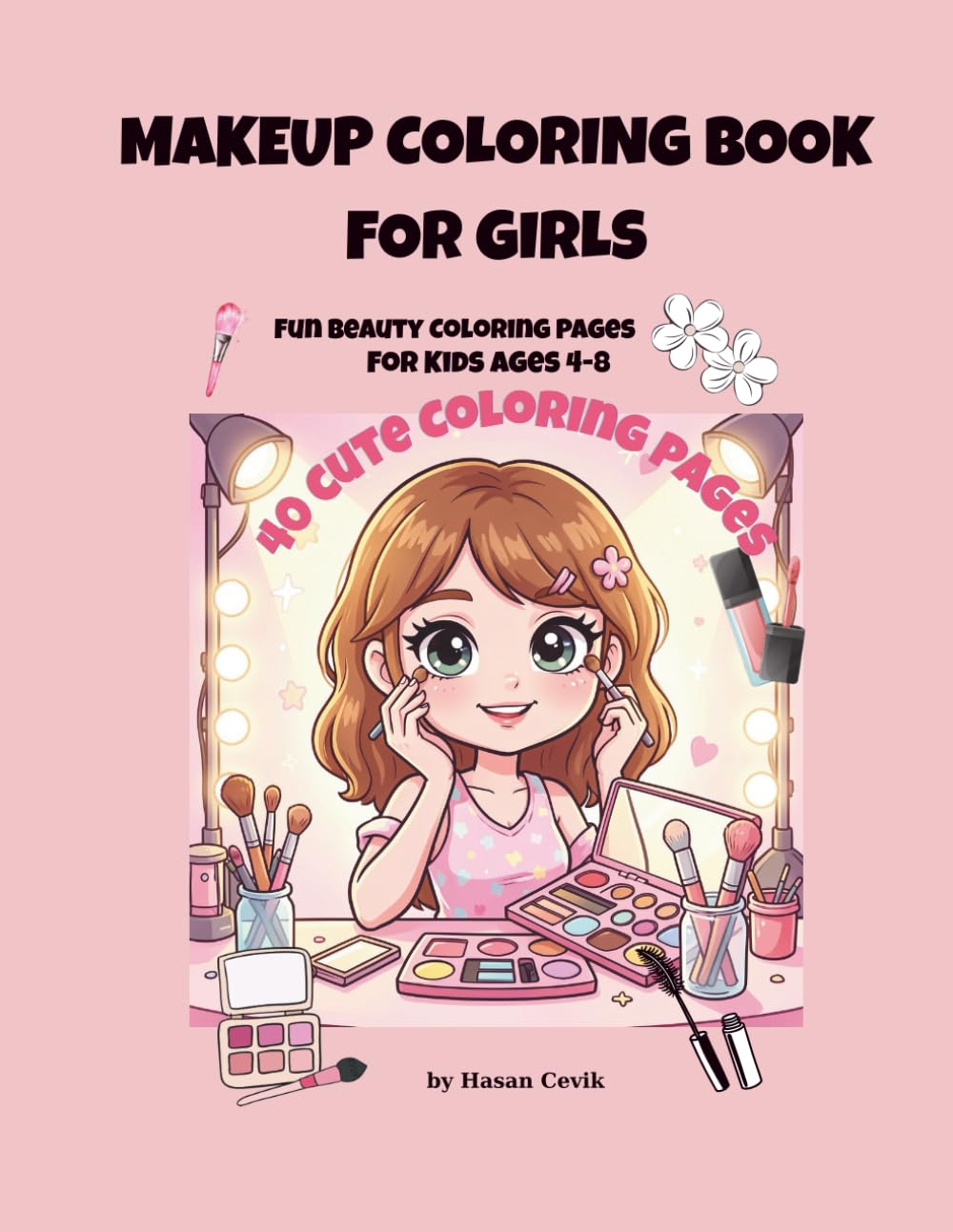 Makeup Coloring Book: Beautiful Faces to Color and Design