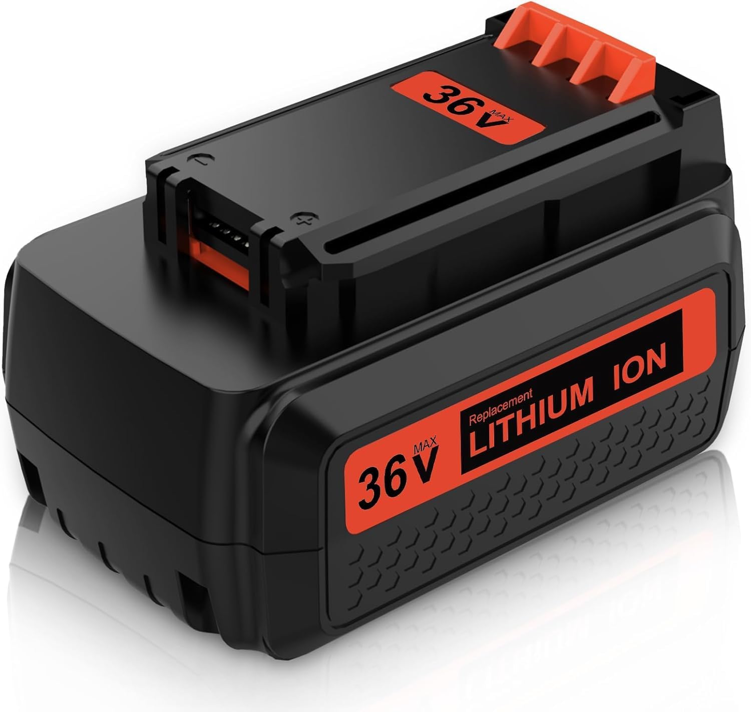 per Black Decker 36V 2500mAh batteria di ricambio 2.5Ah BL2018 LBXR20 LBXR2020-OPE LB20 LBX20 BL2018-XJ 194205-3 194309-1 194204-5 196399-0 196673-6 LXT-400 (1 * 36V 2.5Ah batteria)