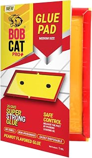 BOB CAT Yellow Sticky Trap for Whiteflies & Aphids | Insect Catcher Pads for Home, Kitchen, Office & Agriculture | Pestici... Price In India