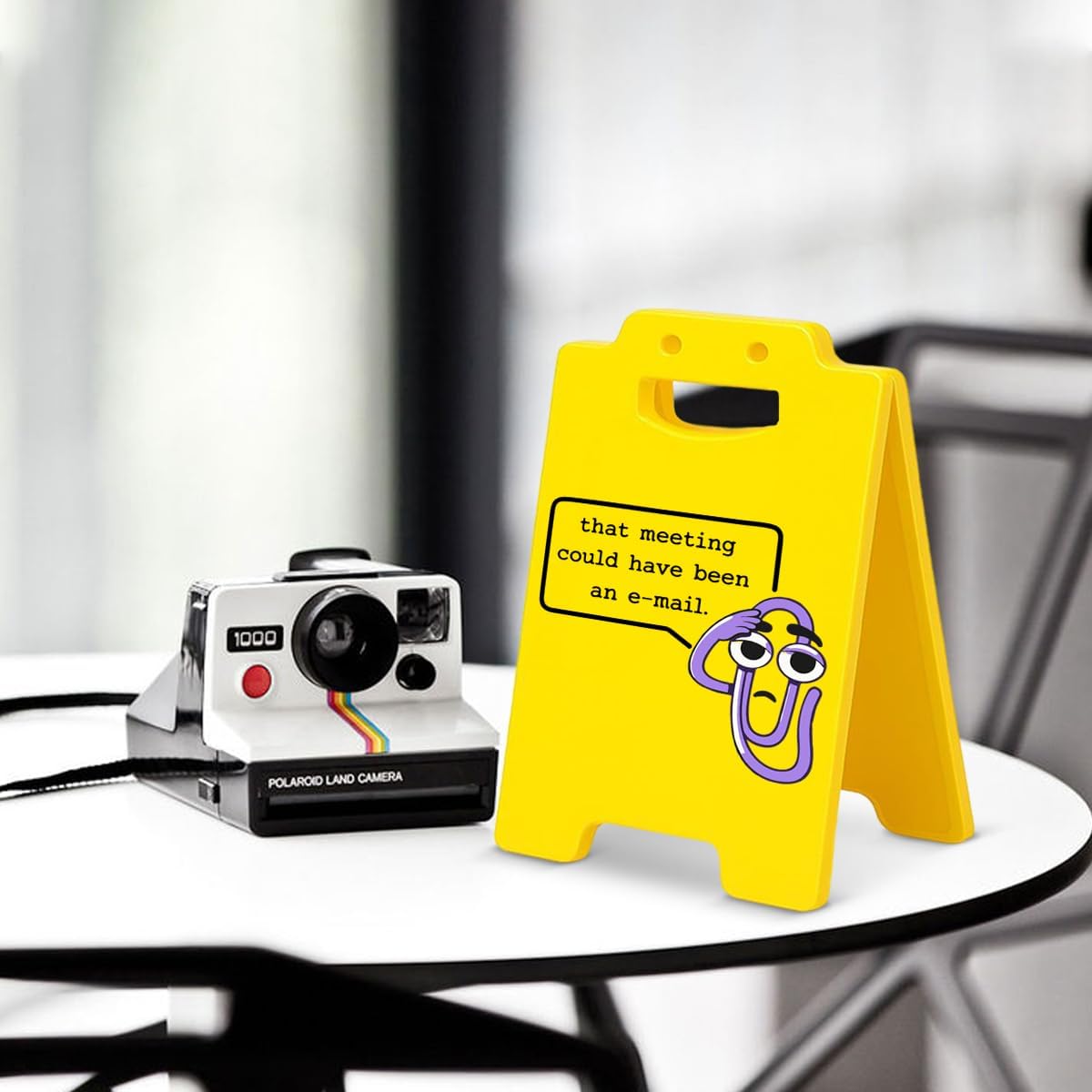 Funny Clip Office Desk Decor Sign - That Meeting Could Have Been an E-mail Sign Cubicle Decor - Humor Gag Gifts for Coworkers Employees Work Besties - Image 3