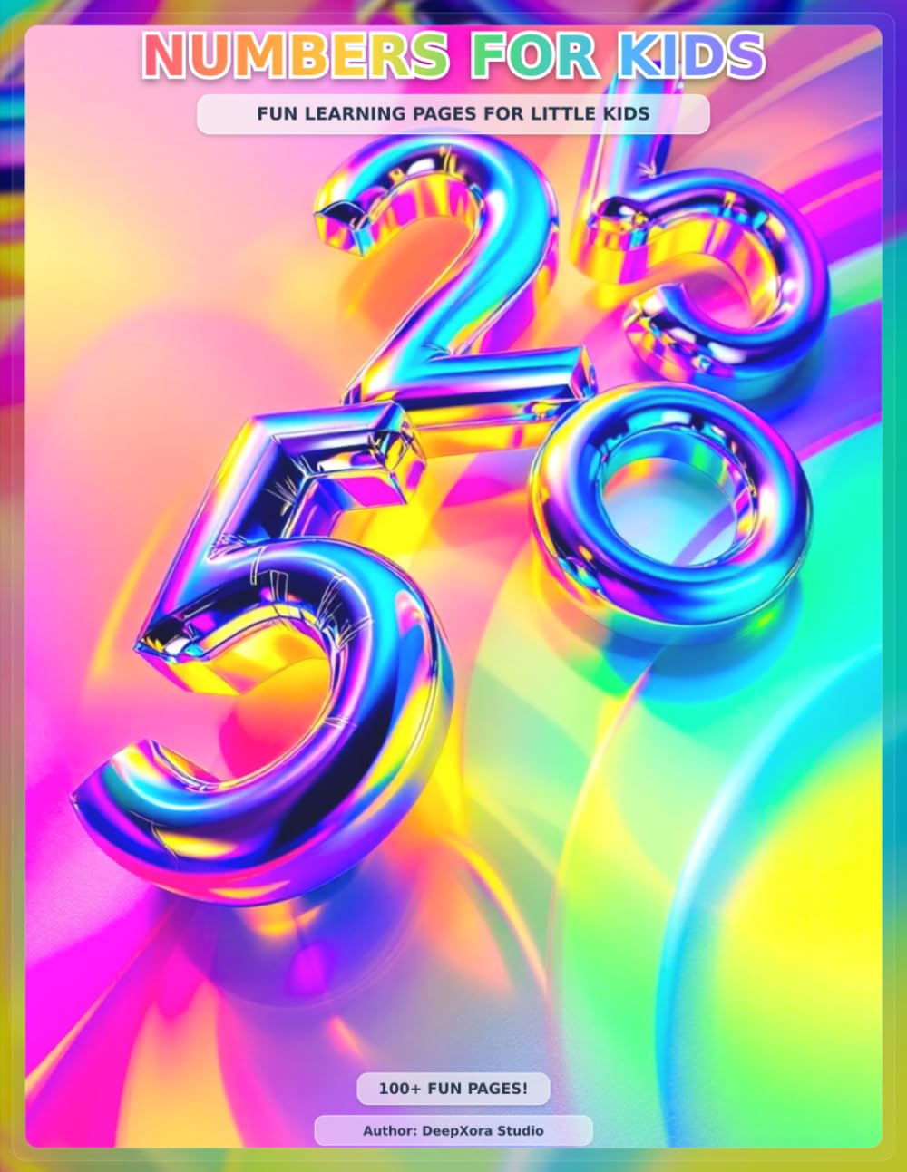Numbers for Kids: Bold Outline Coloring Pages for Ages 3-5