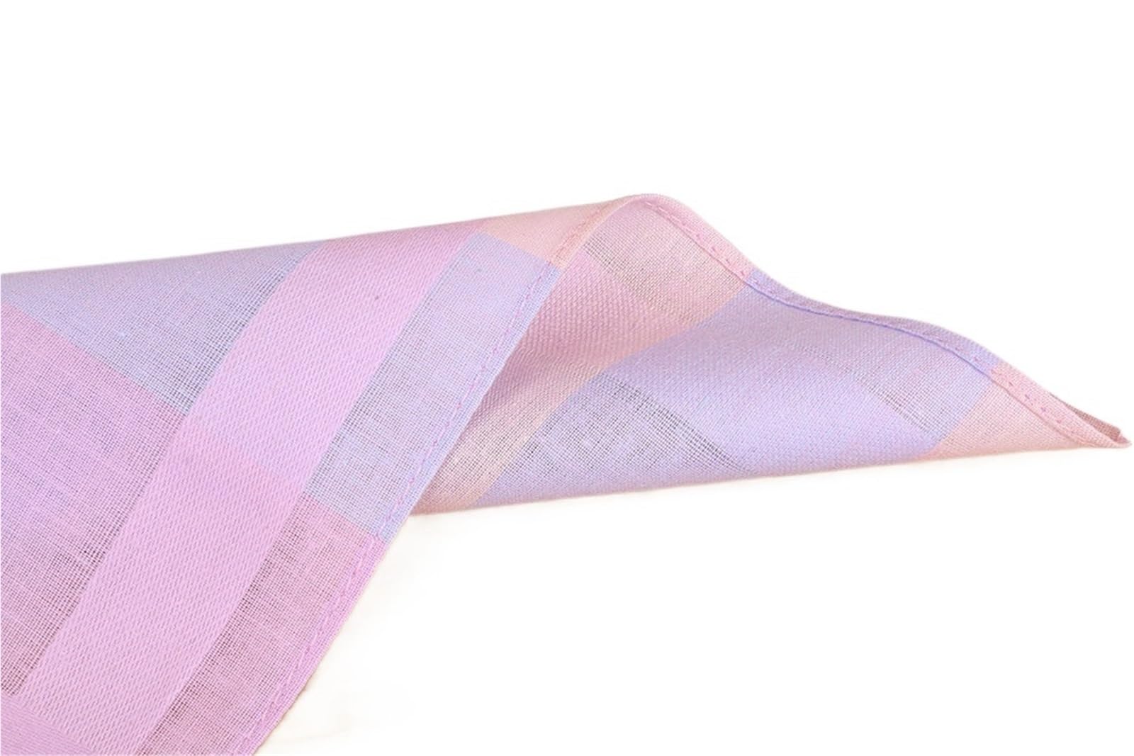 Taschentücher 12 Stück kariertes Taschentuch in gemischten Farben, neutral kariert, quadratisch, Baumwolltücher, farbiges, 43 x cm