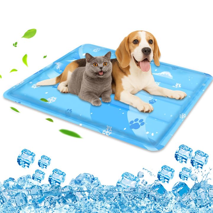 Tapis rafraîchissant pour chien et chat en gel auto-refroidissant durable
