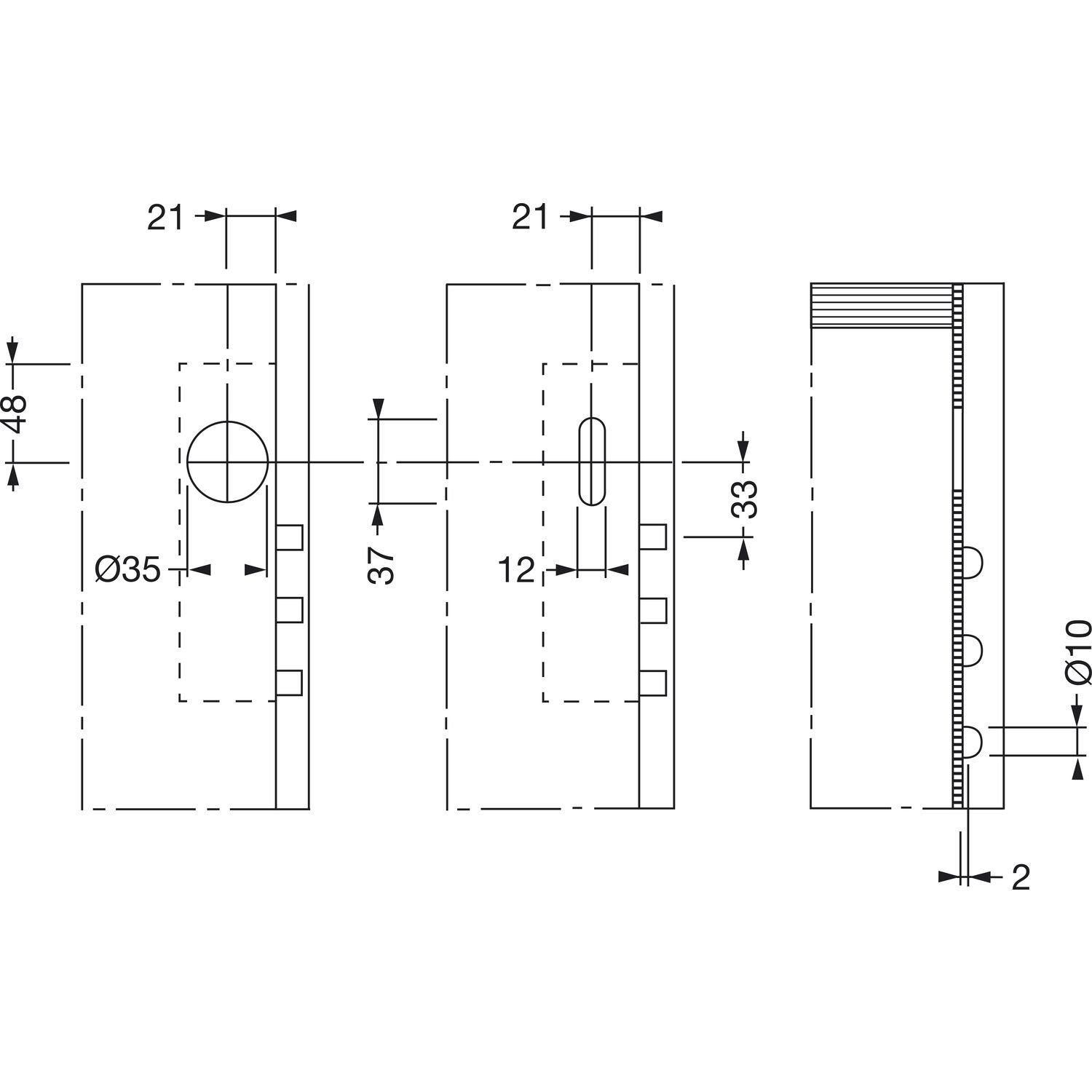 2 Pares GedoTec Profesional Cinta de armario 816 Suspensión de gabinete Gabinete superior Capacidad de carga 65 kg Galvanizado con acero Küchschrank titular visible para atornillar - 5 Paar (10 Stück)