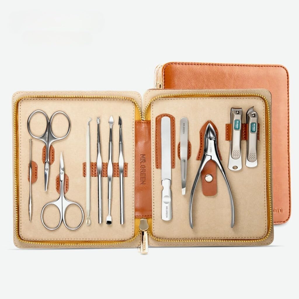 Professional Nail Clippers Set Curved and Angled Blades for Ingrown Nails