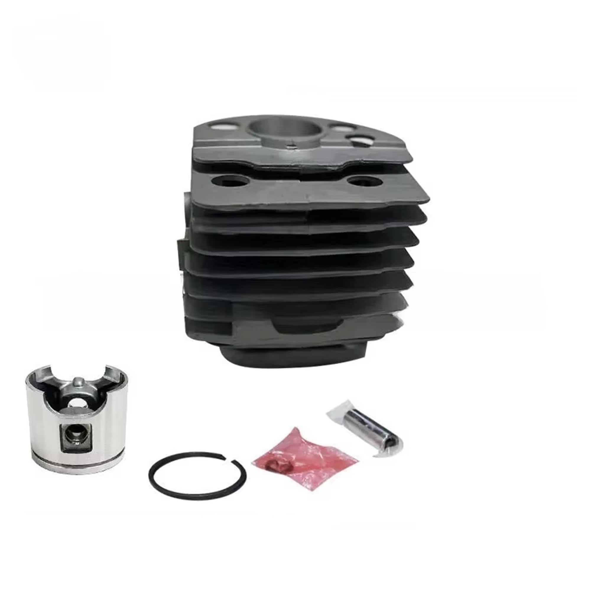 Kit cylindre piston 46 mm pour réparer une tronçonneuse 55 serrée ou usée