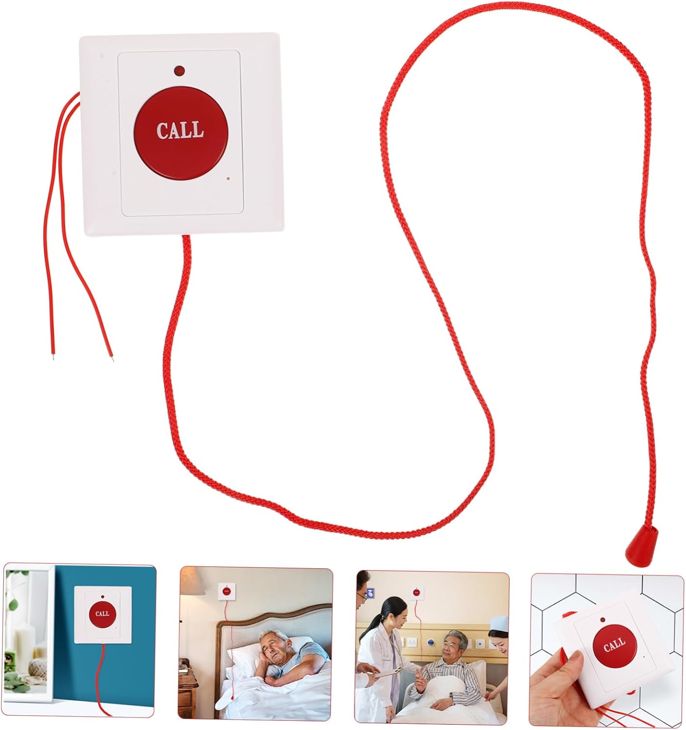 Wall Mounted Pull String Sos Alarm Button for Elderly Patients