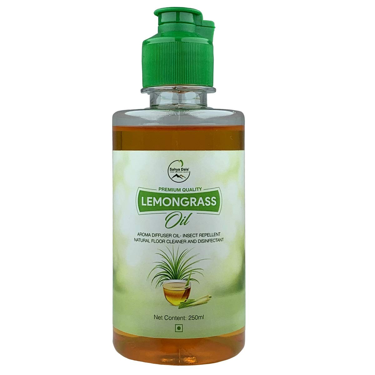 Lemongrass Oil 250ml - Natural Floor Cleaner and Disinfectant - Insect Repellent- Aroma Diffuser