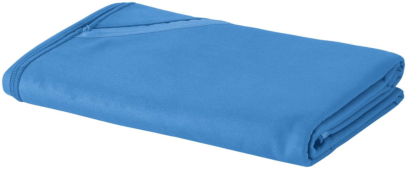 Pearl asciugamani micro: Asciugamano in microfibra, con tasca, asciugatura rapida, blu (asciugamani in microfibra per esterni, asciugamano da trekking)