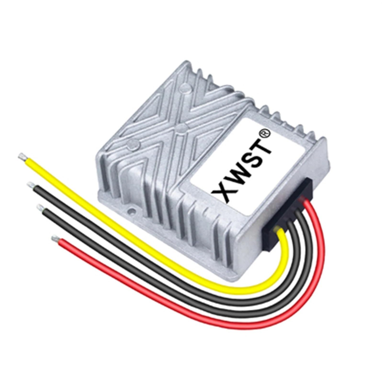 DC DC 24 V do 12 V 8 A 10 A 15 A 20 A 25 A 30 A przetwornica prądu stałego regulator napięcia konwerter mocy wodoodporny moduł (20 A 75 srebrny)