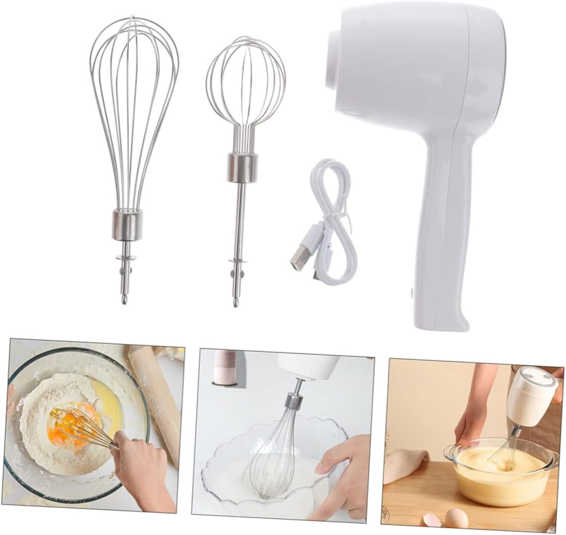Tiny Whisk Kitchen Appliance Rechargeable Egg Mixer Usb Charging Hand Blender Easy to Use Egg Tool