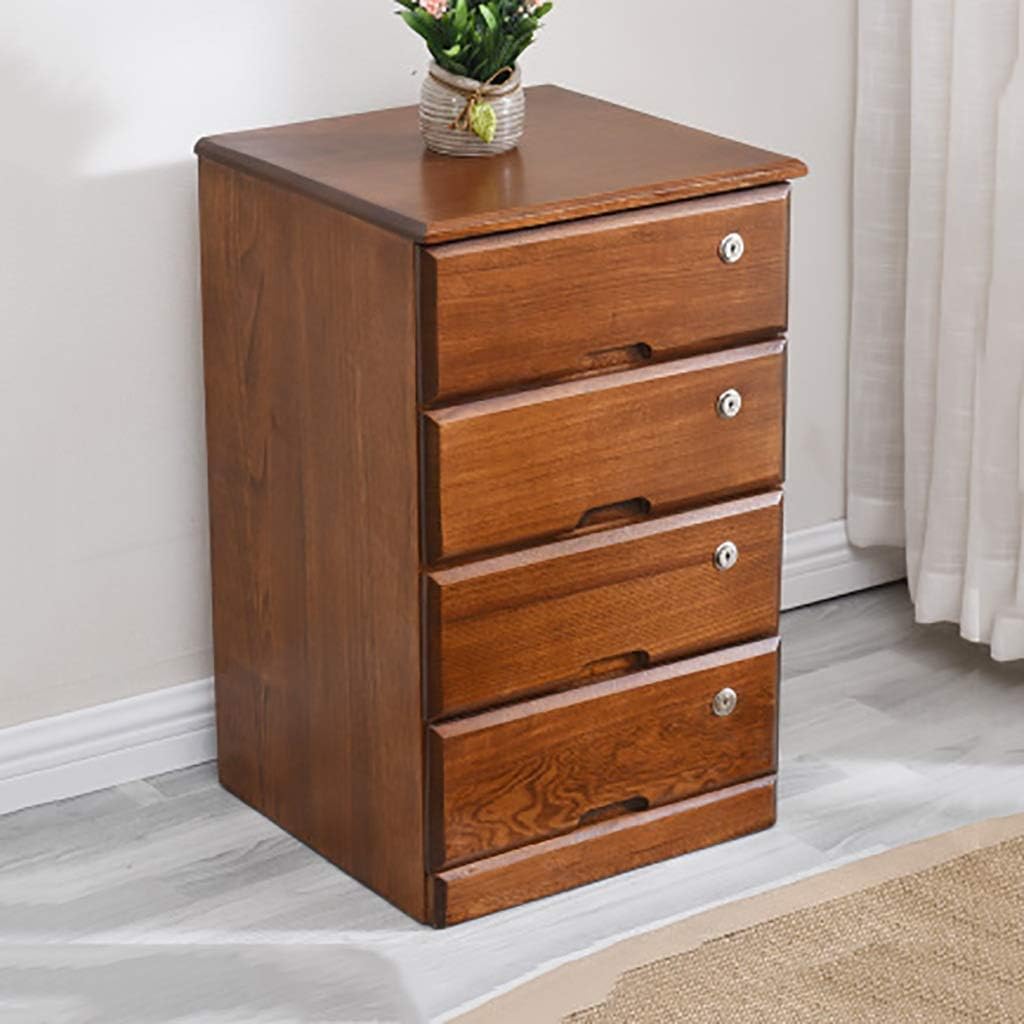 Multifunction Office Storage File Cabinet-File Rack,Storage Cabinet Locker Sundries Cabinet with Locks and Drawers Nordic 4/5/+ Floor Solid Wood Bedroom Home High Capacity 3 Colors Available,C,