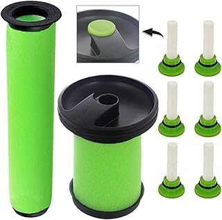 SPARES2GO Green Washable Filters + Fresheners for Gtech System K9 AirRam MK2 K9 + Multi MK2 K9 Cordless Vacuum Cleaner