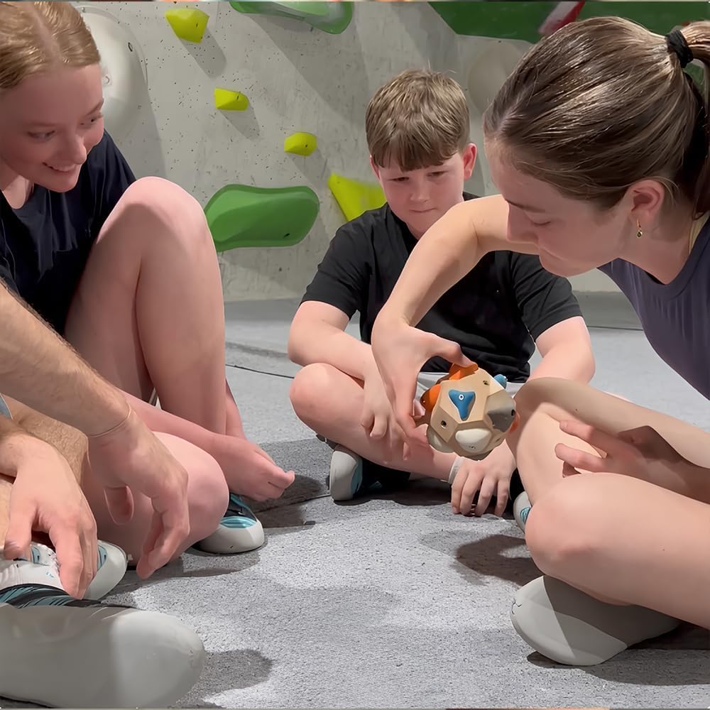 Handgefertigter Boulderblock – Boulderbälle bauen Kraft und Präzision auf, Boulderbälle 3D-Kletterball, Kletter-Trainingsbälle, um ihn jederzeit und überall herauszunehmen, um das Klettern zu