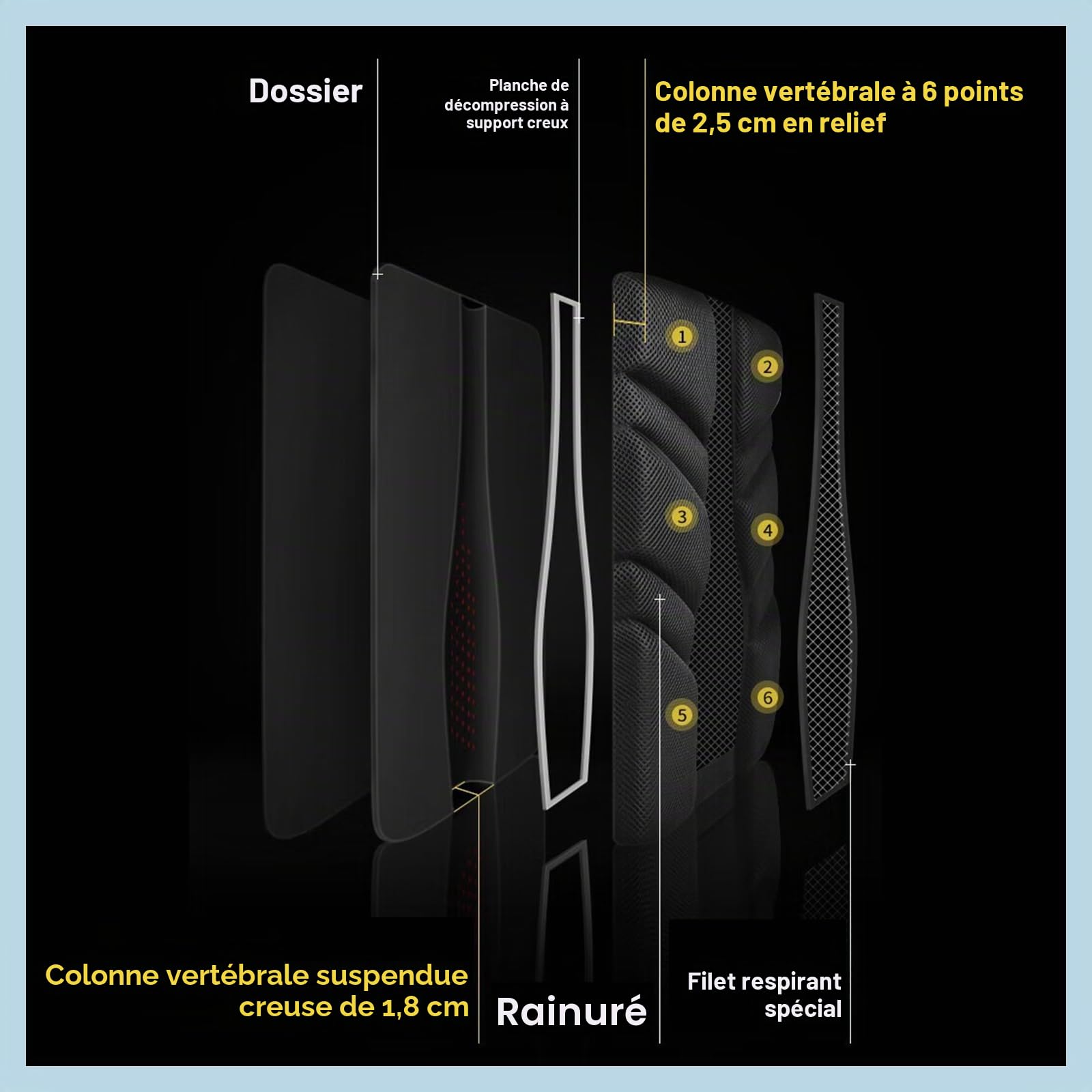 Aoking,série SN57605,sac à dos d'école,sac à dos de ville et d'affaires,30L,pour ordinateurs portables jusqu'à 17",étanche,Option(SN57605-7B):Système élastique et ressort