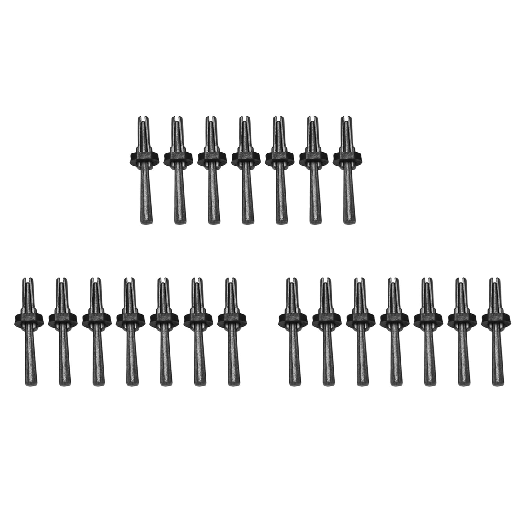 Jnchdghwa 21 Set New Stone Splitter 9/16in Metal Plug Wedges and Feathers Shims Concrete Rock Splitters Hand Tool