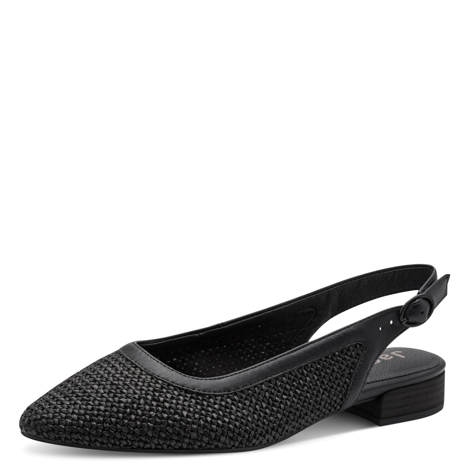 Jana Women's Sling Vegan 8-29464-46 Pumps, Black, 37 EU