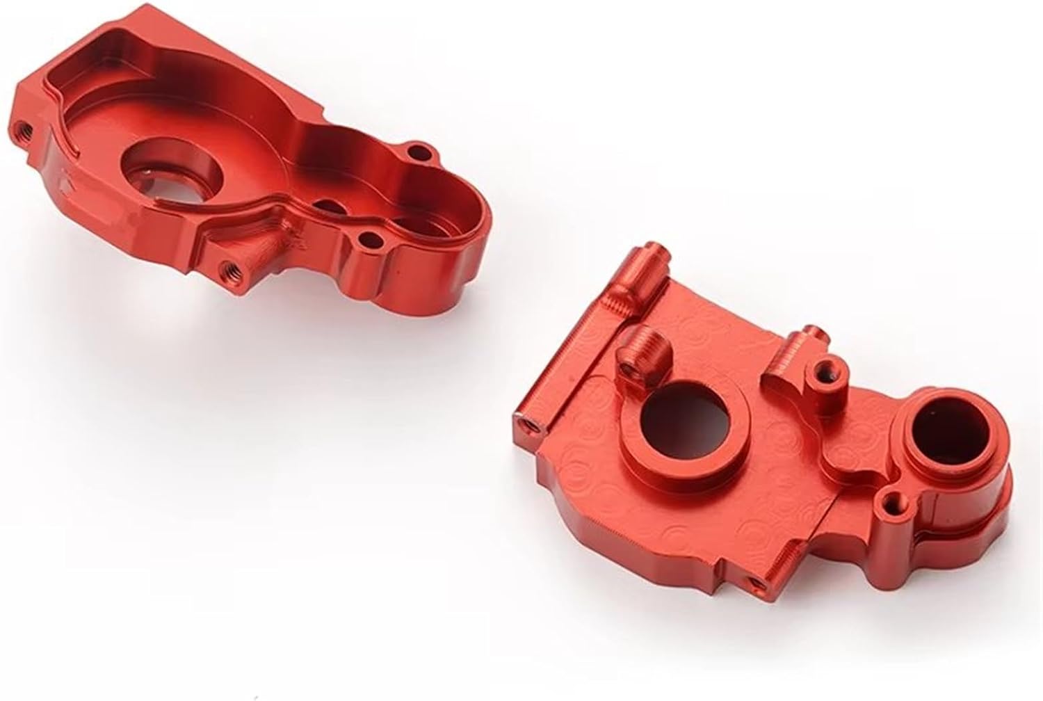 RC Spare Part Compatible with LOSI for Mini-B for Mini-T 1/16 1/18 RC Crawler Car Parts Accessories for Buggy for Racing Aluminum Gear Box Housing(Red)