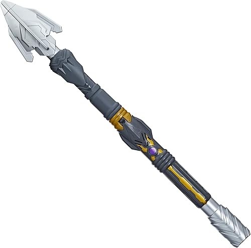 Miniatura 7 de Marvel Black Panther: Wakanda Forever Kingsguard FX Spear, juguetes de juego de rol, disfraz, juguetes de superhéroes para niños y niñas de 5 años