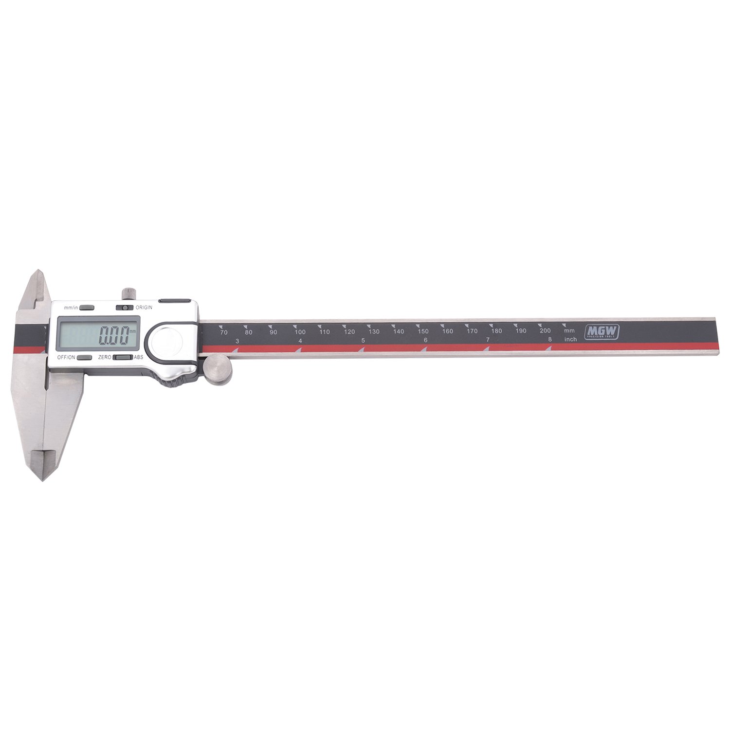 See full amazon price history chart for MGW Precision DIG200 Digital Caliper 200mm/8, Black MGW Precision DIG200 Digital Caliper 200mm/8, Black (B0119RKUFW) Amazon Price History, Amazon Price Tracker