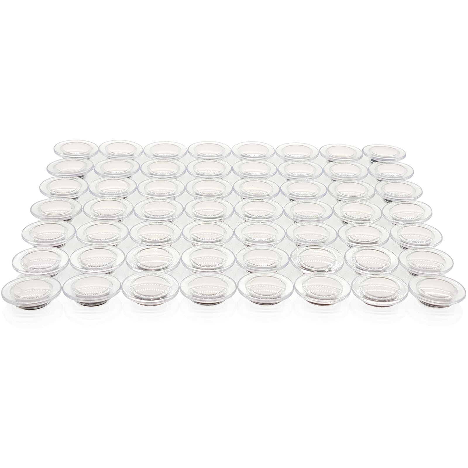 PYJLBXMagnets, Fridge Magnets, Powerful Magnets, Magnetic Whiteboard Magnets, Coloured Magnet Mini Magnets (3cmtransparent-whitemagnet-56pcs)