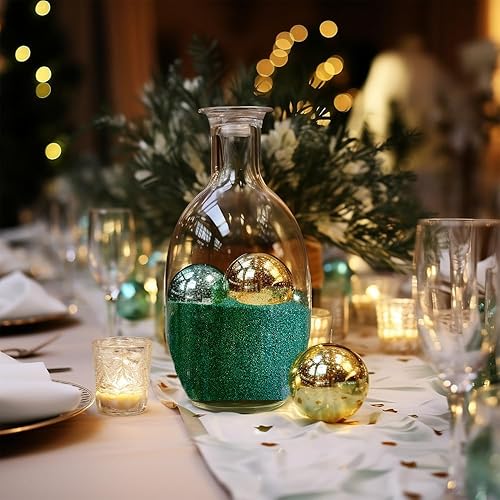 Miniatura 2 de HappyFiller Relleno de jarrón verde oscuro de 28 onzas para manualidades, decoración del hogar de Navidad, ceremonia de boda, decoración de fiesta,