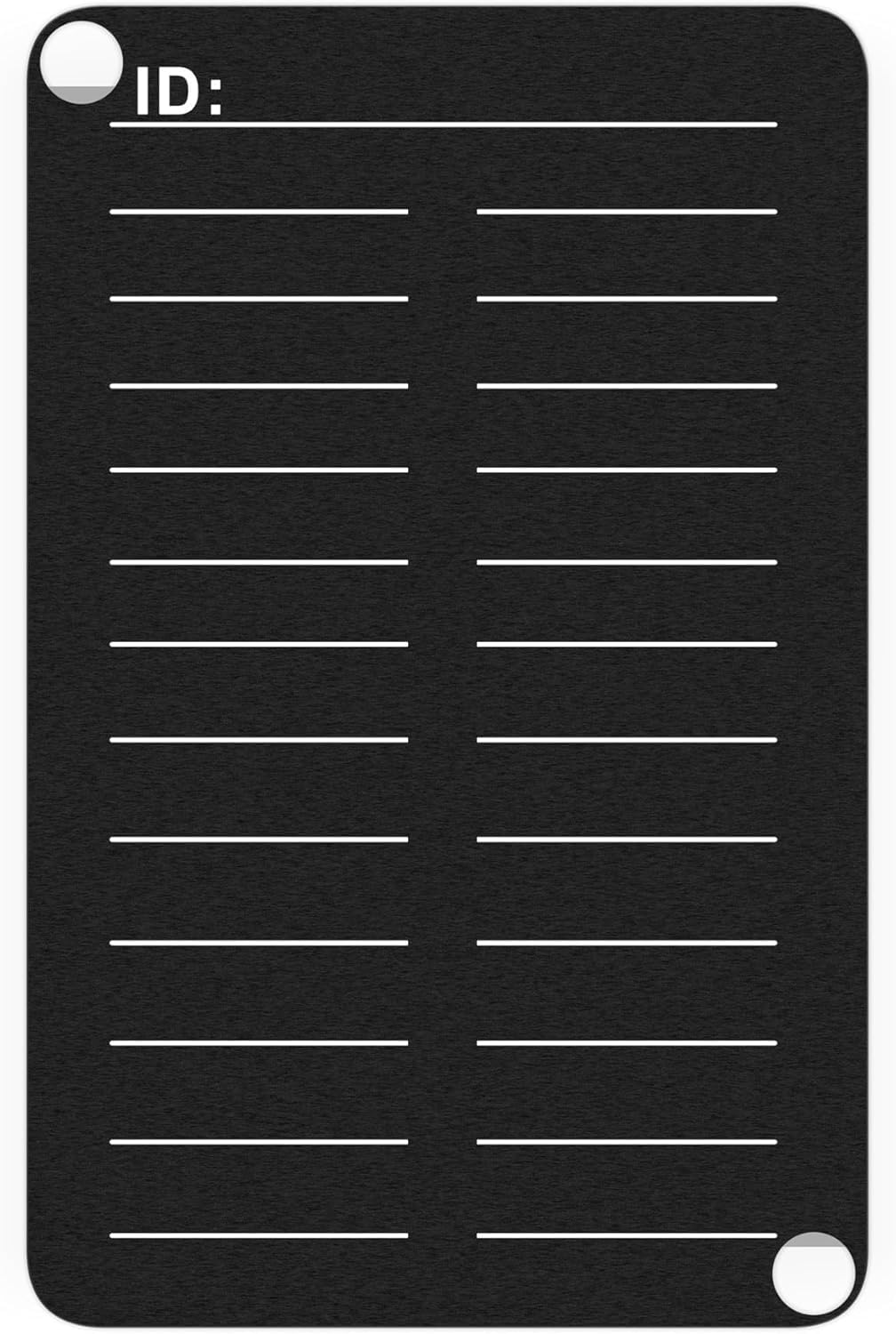 Hooe England Black Crypto Seed Storage Laser Engraved Stainless Steel Metal Plate Wallet Punchable Or Etchable Plate For Offline Bitcoin Ethereum Cryptocurrency Phrase Mnemonic Backup Recovery Word