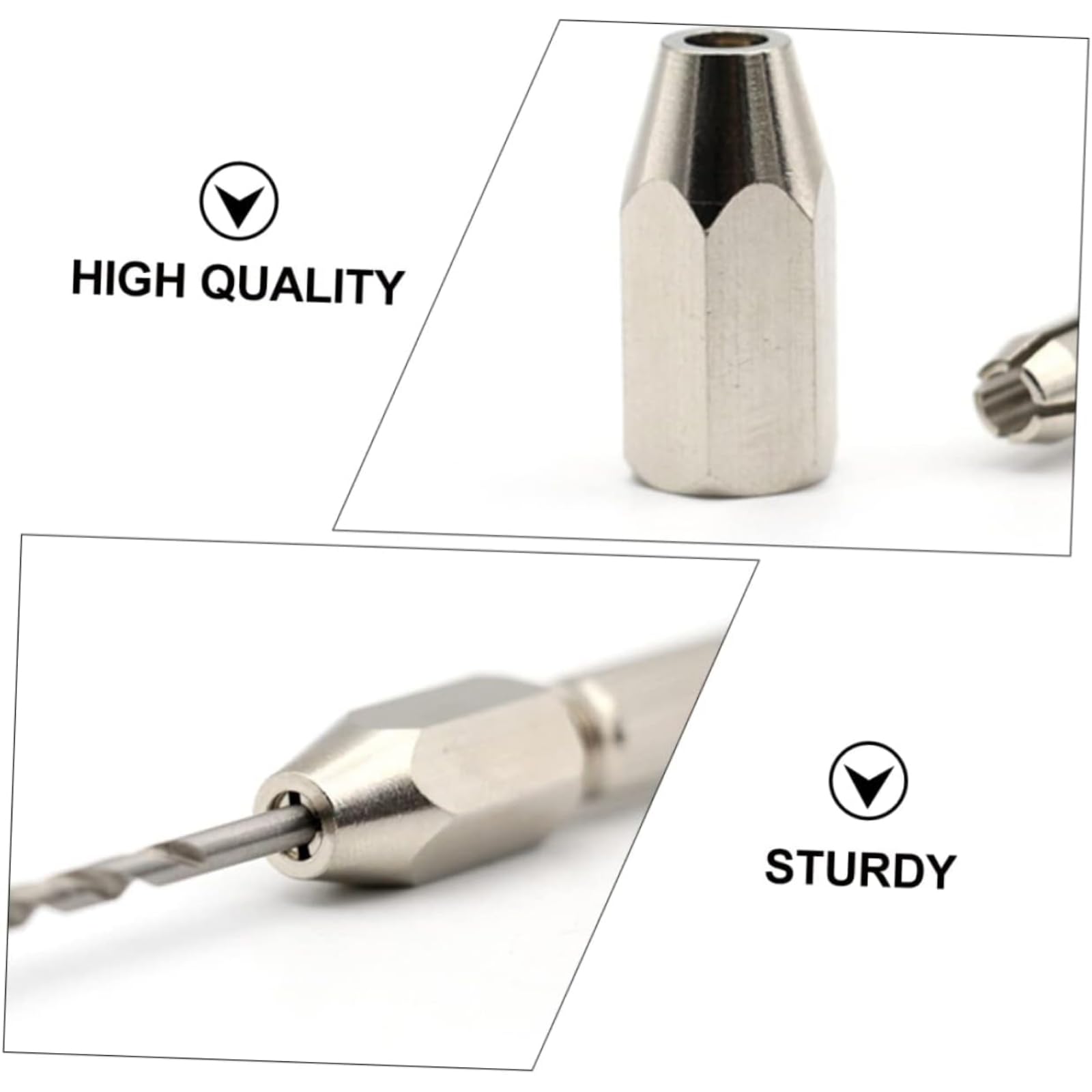 Mini Trapani a Mano 0,5-3,2 mm Trapano Modellismo con 10 Punte Micro Twist Drill Bits per Bricolage