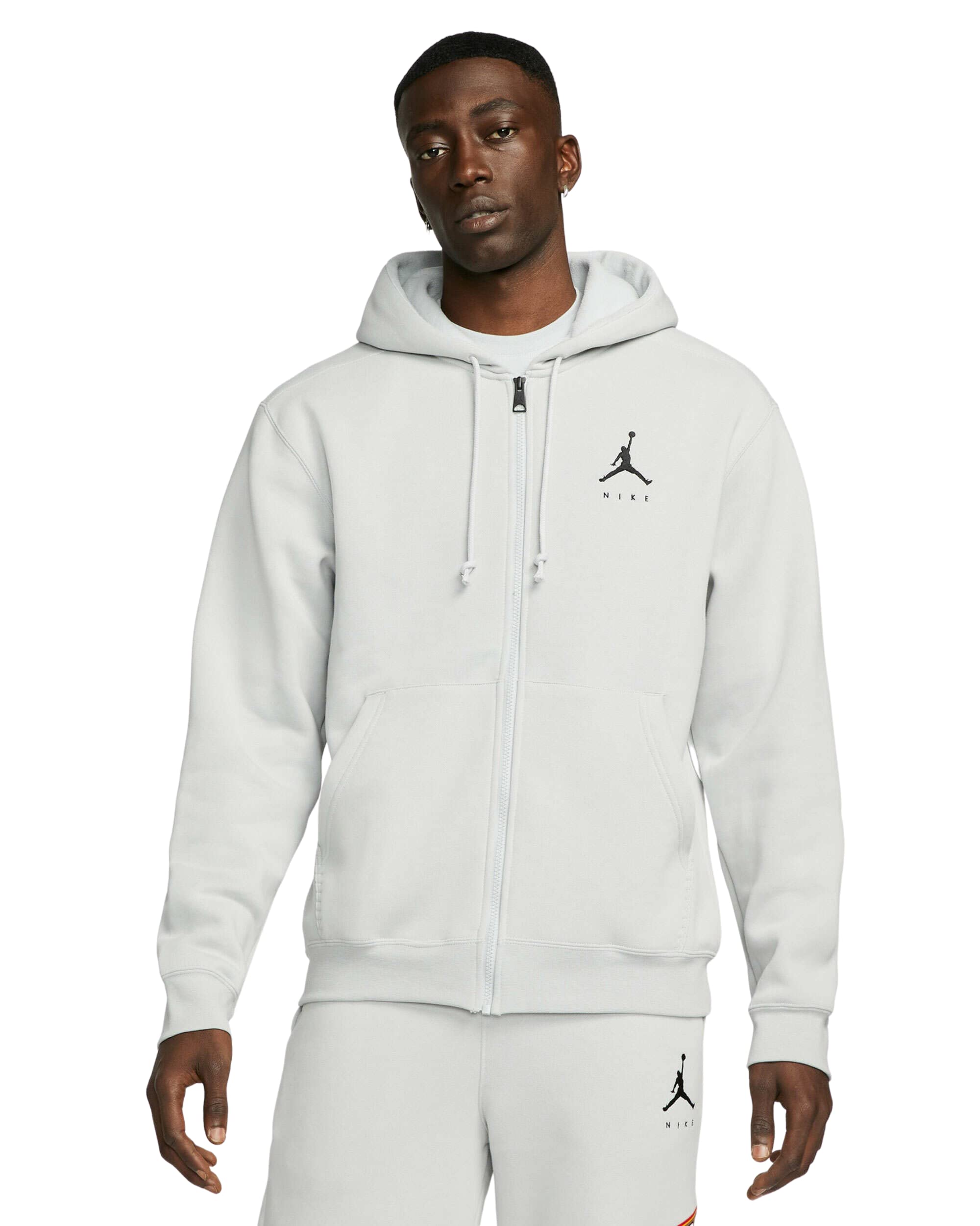 Nike Air Jordan Jumpman 1998 Finals męska kurtka polarowa z kapturem, rozmiar XL, Szara mgła/czarna, XL