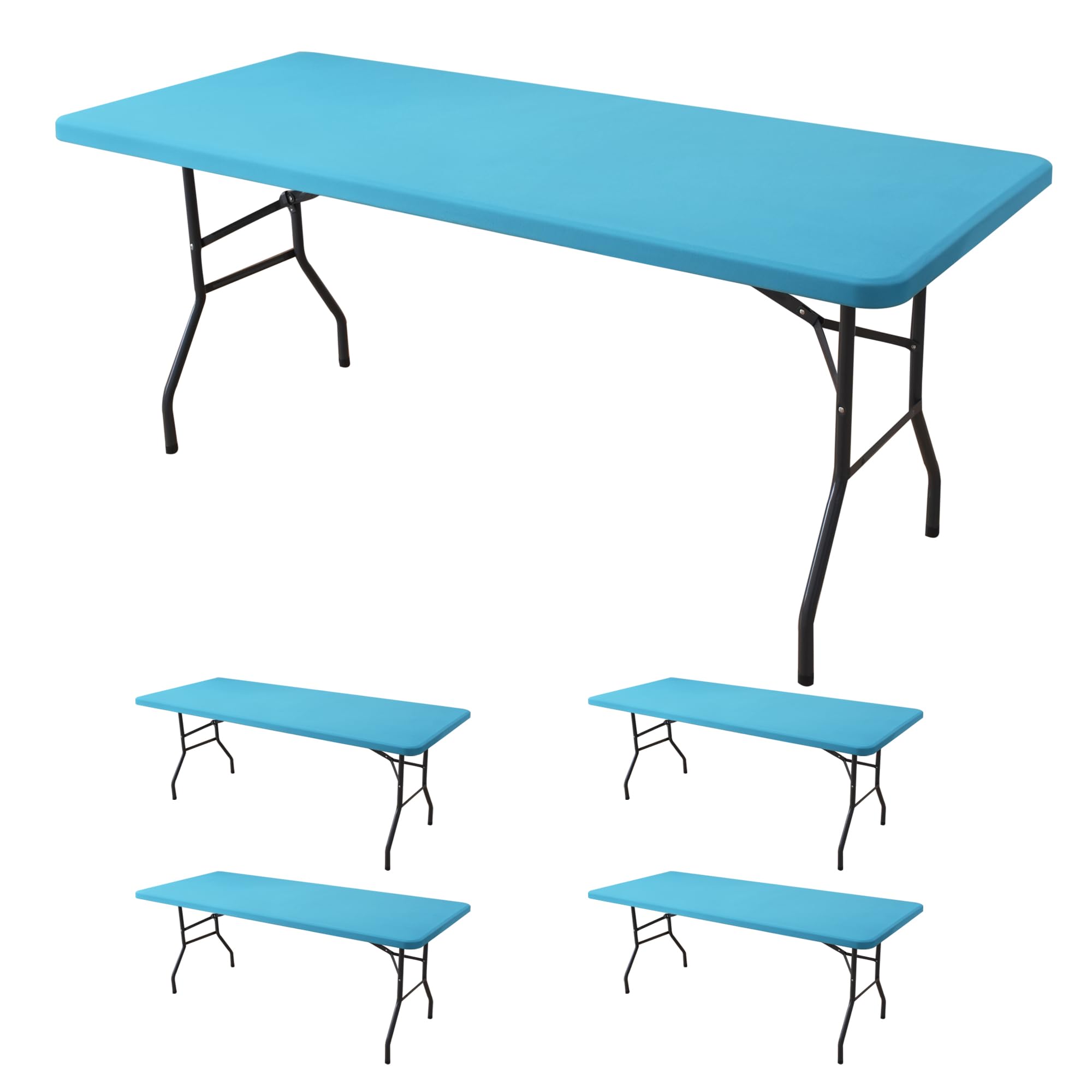 Photo 1 of Enjoyidea Spandex Fitted Table Cover - 30" x 72" (4 Pack)