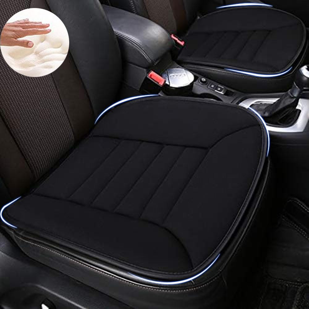 2 szt. Poduszka na siedzenie samochodowe do Suzuki Kizashi Jimny Ignis Grand "Poduszka samochodowa kierowca, poduszka na siedzenie samochodowe, poduszka z pianką z pamięcią kształtu, A-czarna