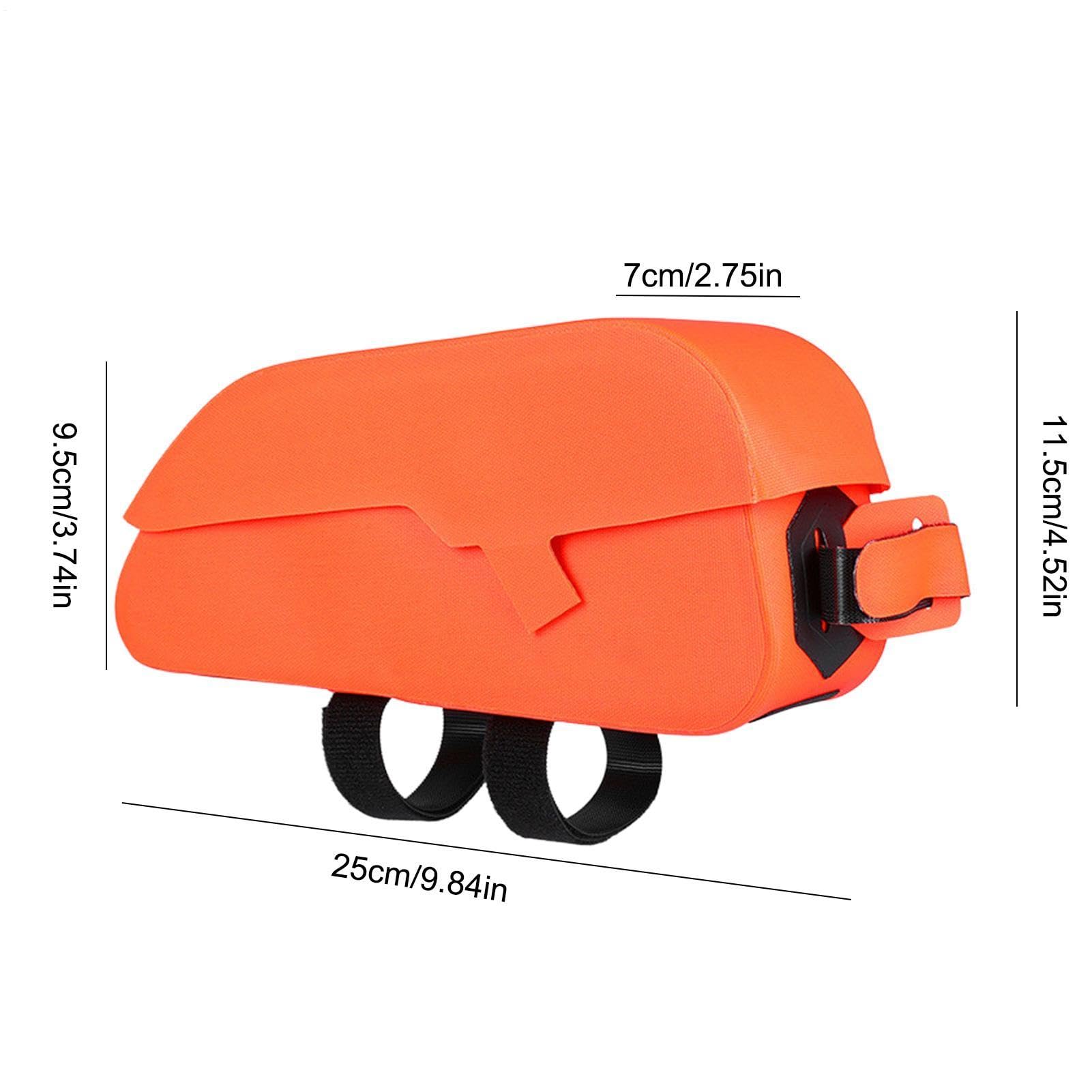 Generisch Borsa da bicicletta impermeabile con chiusura magnetica | Borsa per telaio con chiusura per attrezzi, cellulare, mountain bike, viaggi, attività all'aperto, pendolari, ciclismo