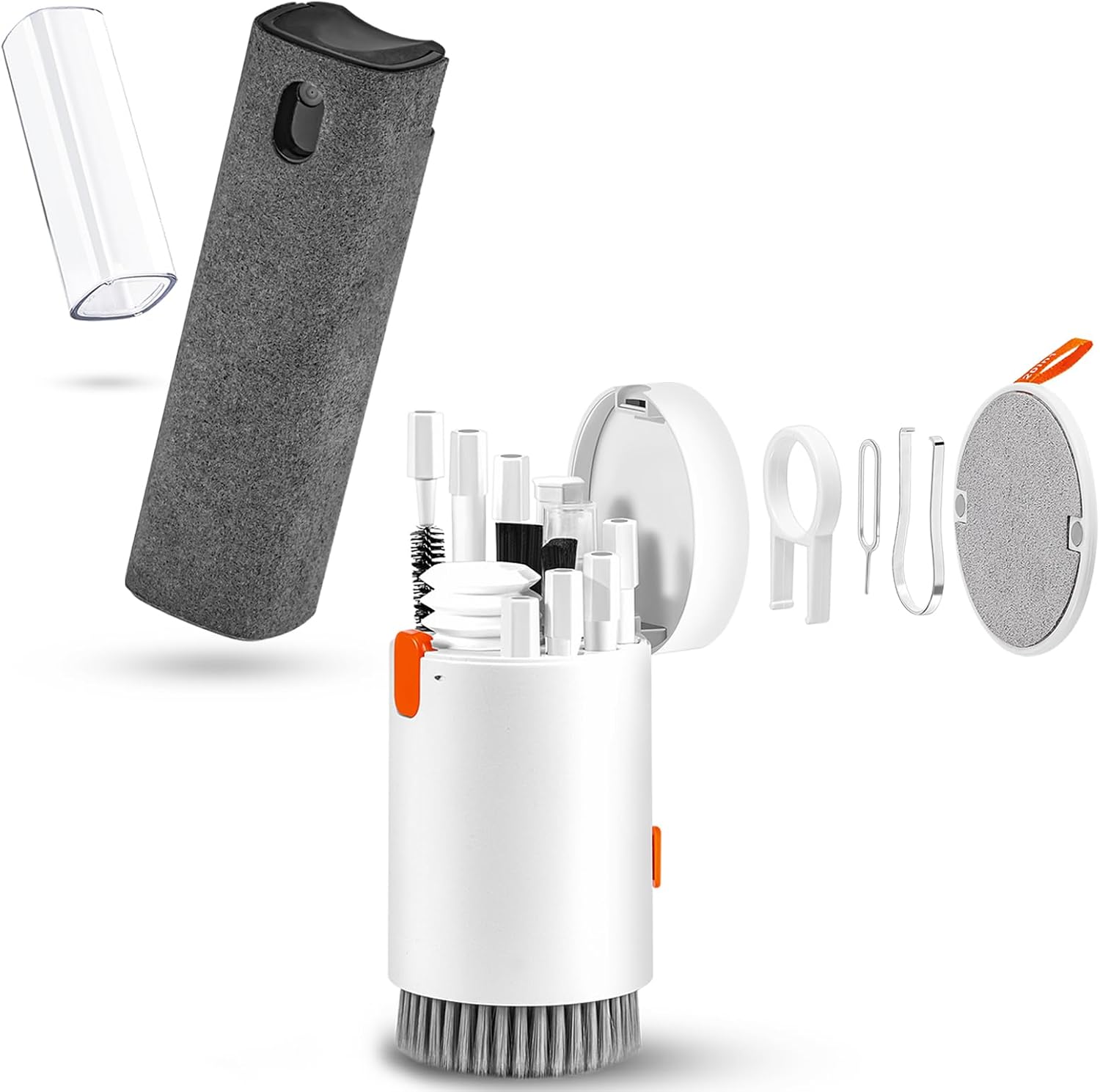 Screen Cleaner Touchscreen Mist Spray，Laptop Keyboard Screen Cleaner Kit for Airpod Phone iPhone Computer MacBook