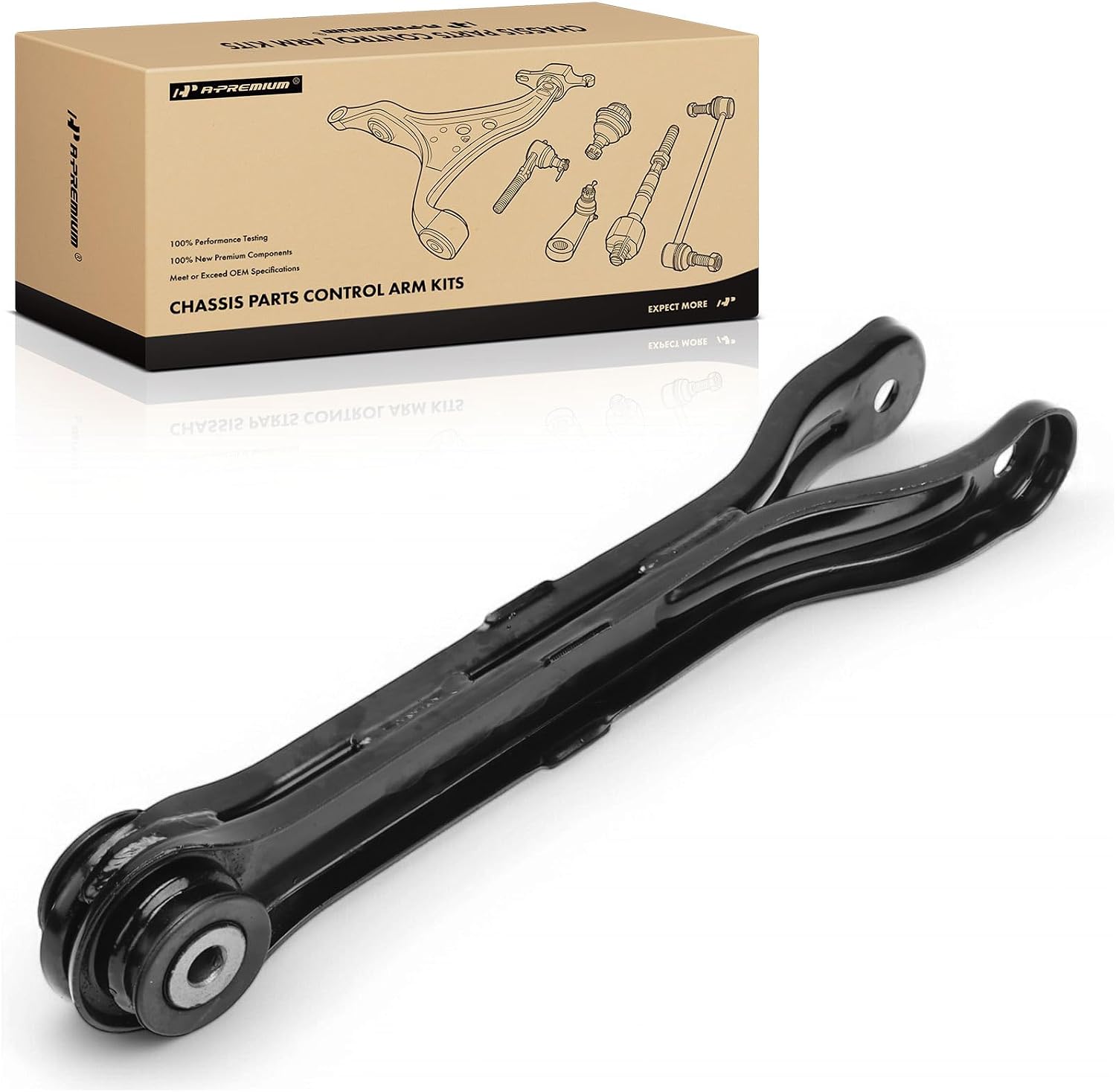 A-Premium Rear Trailing Arm, with Bushing, Compatible with Chevrolet