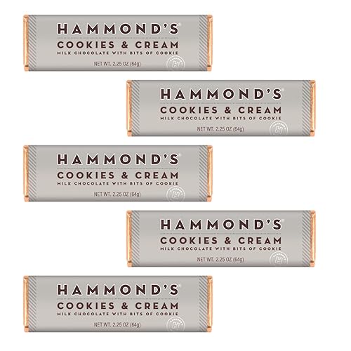 Miniatura 9 de Hammond's Candies Barras de caramelo de chocolate gourmet  Masa de galletas  Chocolate con leche dulce, barra de caramelo de masa de galletas con